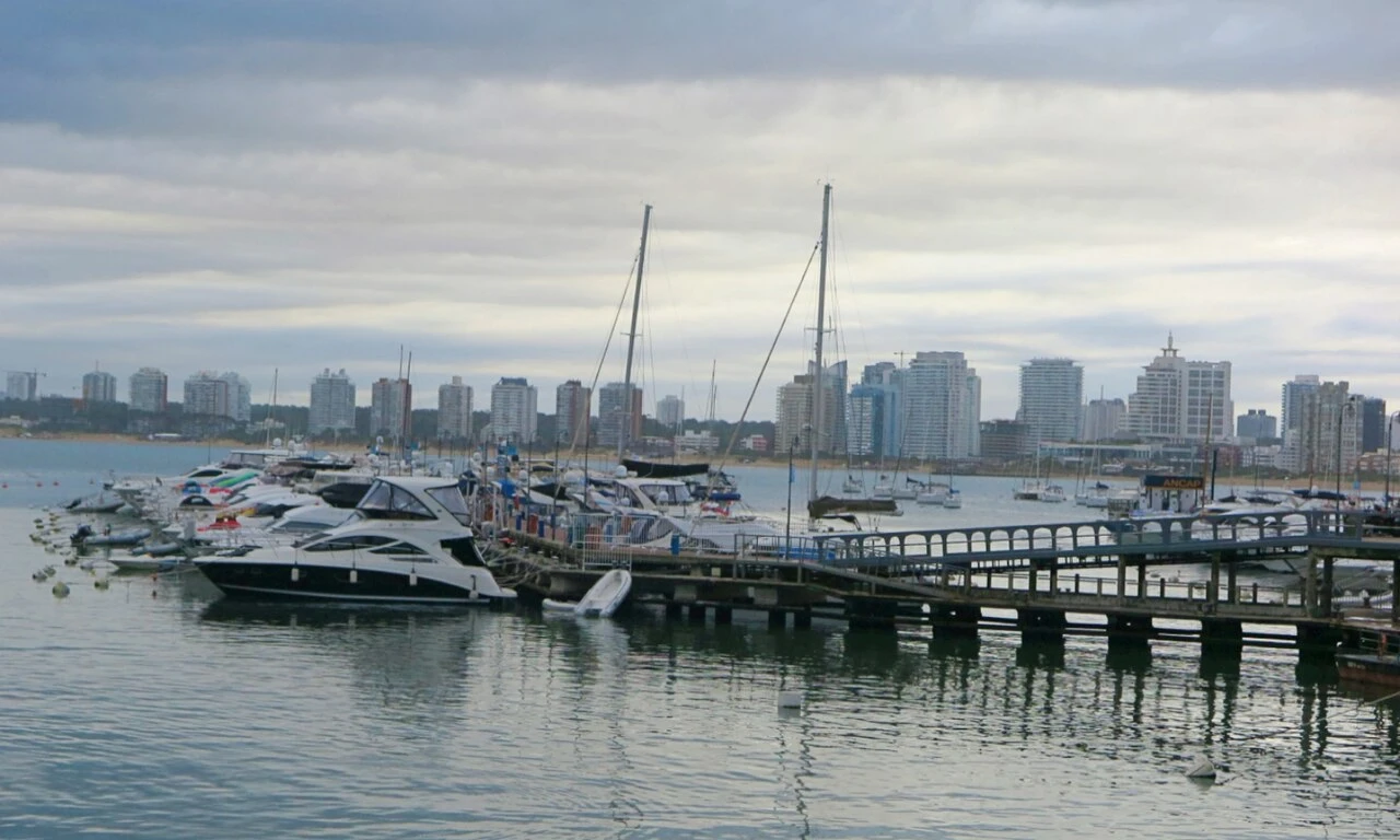 Boats at Punta del Este harbour Boats at Punta del Este harbour